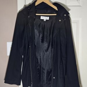 Jones New York Black Trench Coat